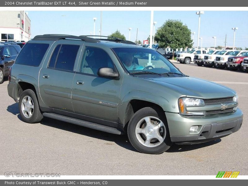 2004 Chevrolet TrailBlazer EXT LT 4x4 in Silver Green Metallic Photo No