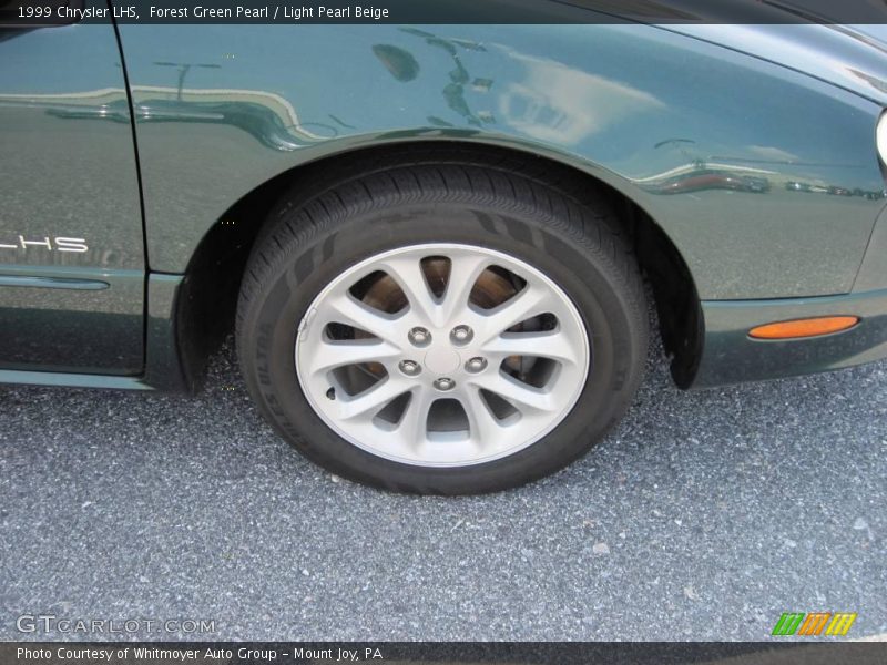Forest Green Pearl / Light Pearl Beige 1999 Chrysler LHS