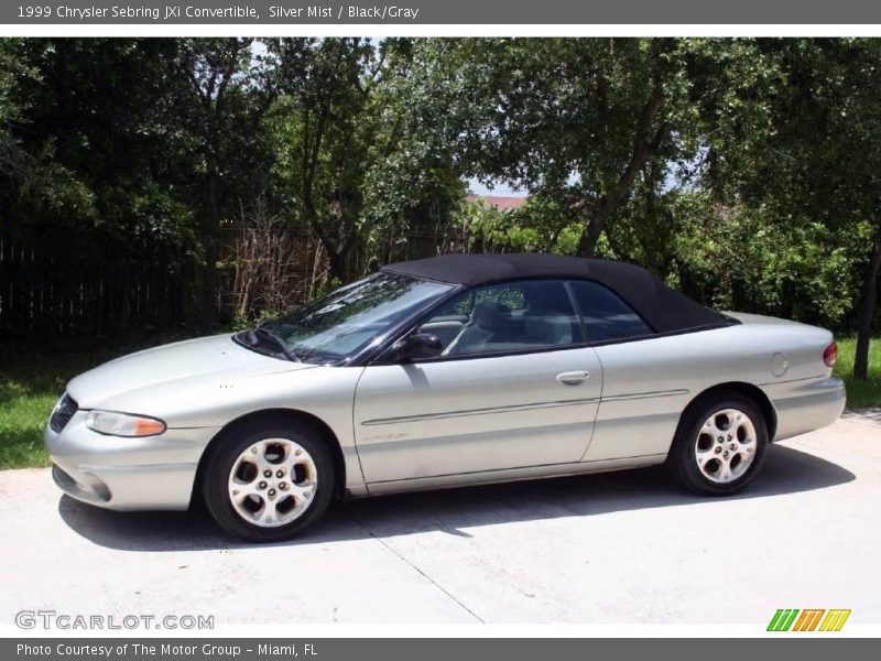 Silver Mist / Black/Gray 1999 Chrysler Sebring JXi Convertible