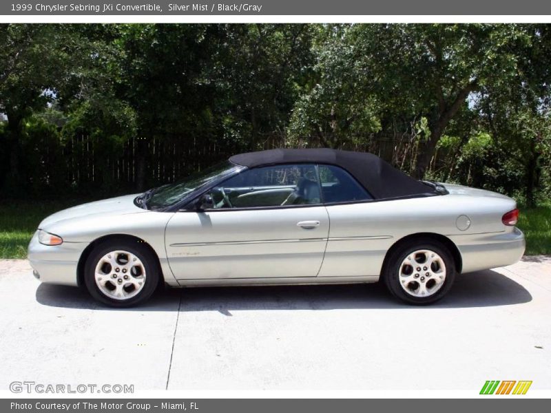 Silver Mist / Black/Gray 1999 Chrysler Sebring JXi Convertible