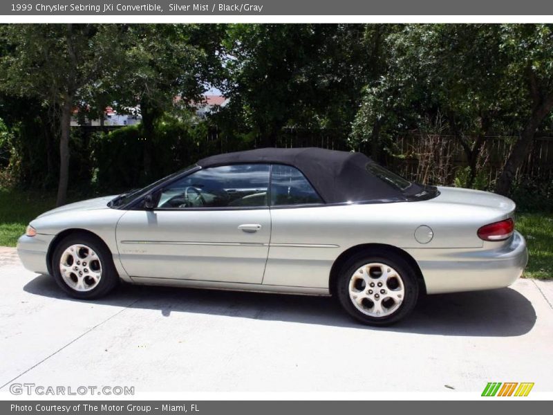 Silver Mist / Black/Gray 1999 Chrysler Sebring JXi Convertible