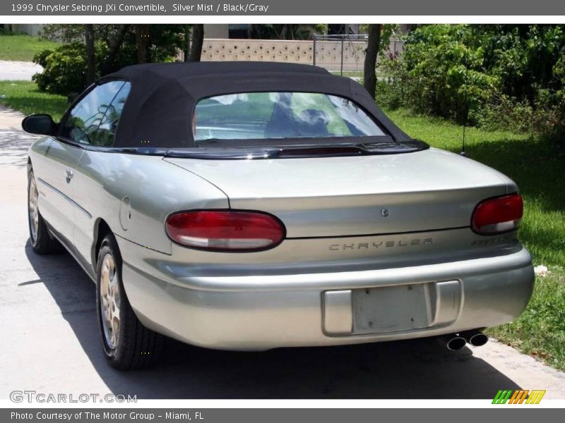 Silver Mist / Black/Gray 1999 Chrysler Sebring JXi Convertible