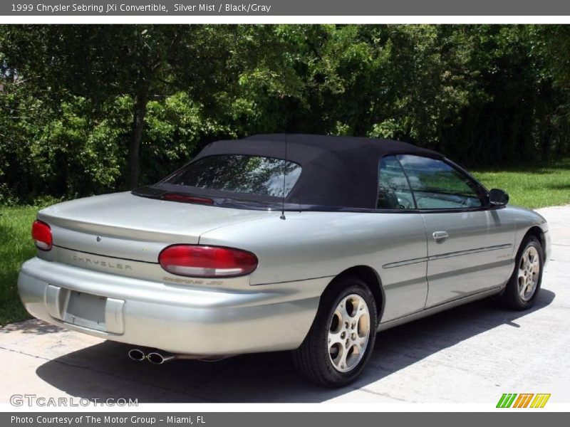 Silver Mist / Black/Gray 1999 Chrysler Sebring JXi Convertible