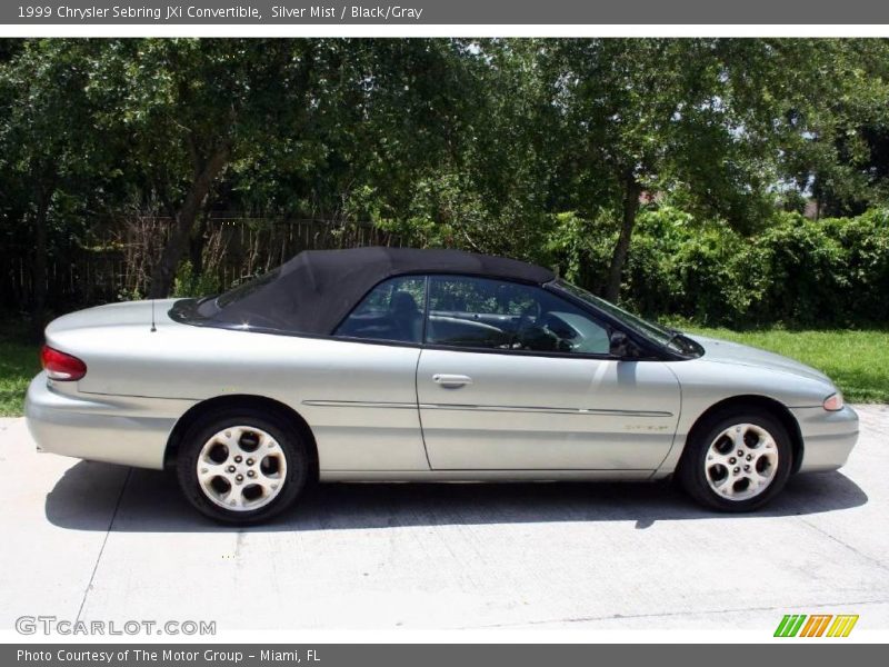 Silver Mist / Black/Gray 1999 Chrysler Sebring JXi Convertible
