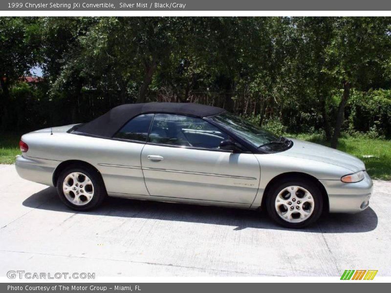 Silver Mist / Black/Gray 1999 Chrysler Sebring JXi Convertible