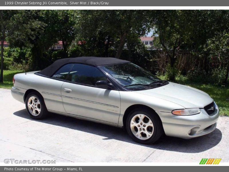Silver Mist / Black/Gray 1999 Chrysler Sebring JXi Convertible