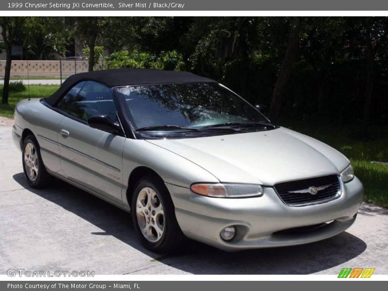 Silver Mist / Black/Gray 1999 Chrysler Sebring JXi Convertible