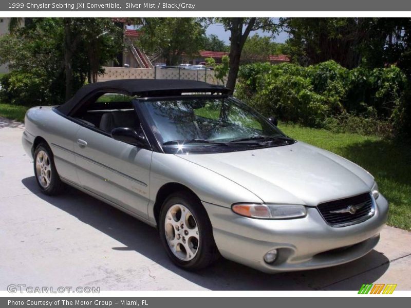 Silver Mist / Black/Gray 1999 Chrysler Sebring JXi Convertible