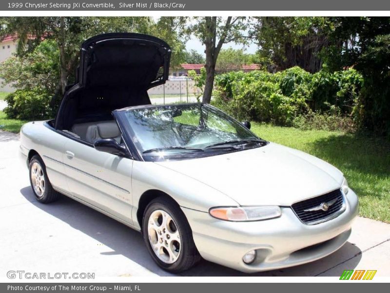 Silver Mist / Black/Gray 1999 Chrysler Sebring JXi Convertible