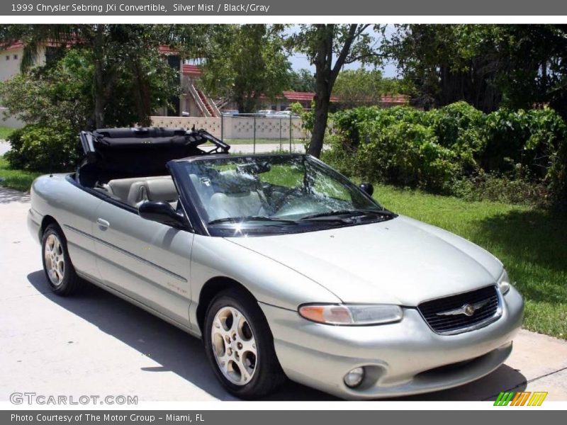 Silver Mist / Black/Gray 1999 Chrysler Sebring JXi Convertible