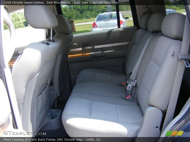 Steel Blue Metallic / Dark Slate Gray/Light Slate Gray 2008 Chrysler Aspen Limited