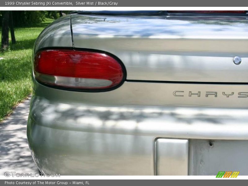 Silver Mist / Black/Gray 1999 Chrysler Sebring JXi Convertible