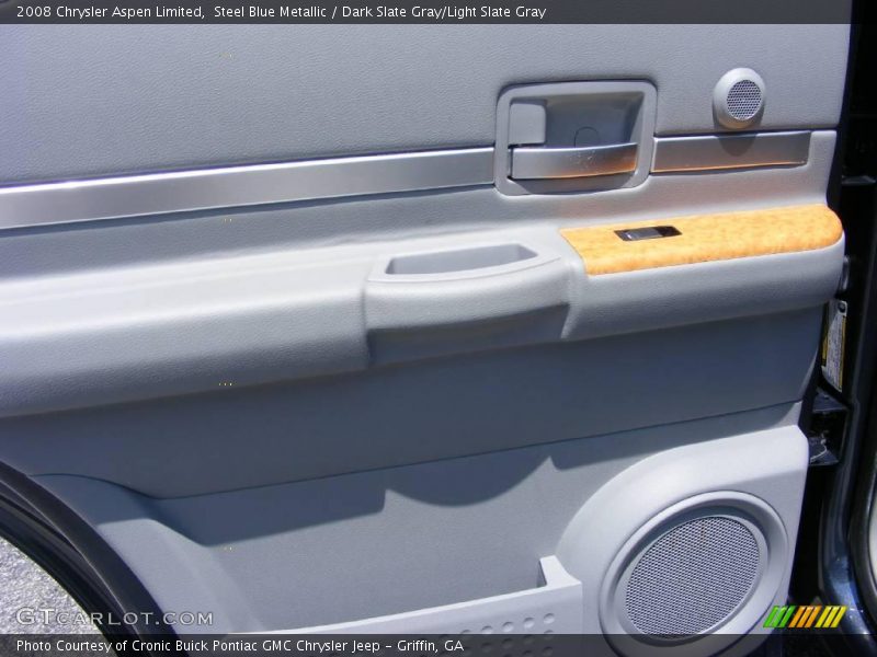 Steel Blue Metallic / Dark Slate Gray/Light Slate Gray 2008 Chrysler Aspen Limited