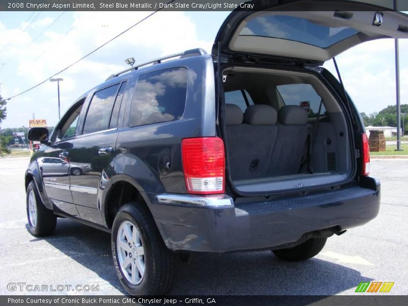 Steel Blue Metallic / Dark Slate Gray/Light Slate Gray 2008 Chrysler Aspen Limited
