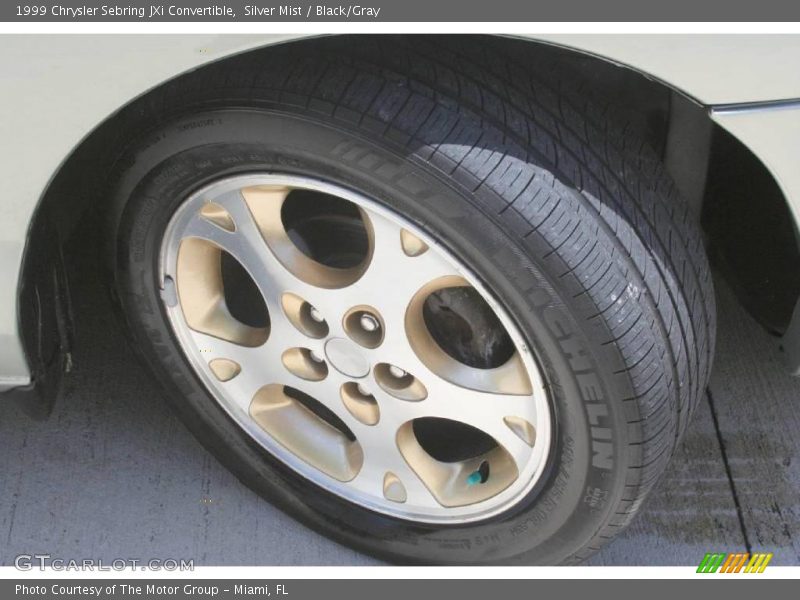 Silver Mist / Black/Gray 1999 Chrysler Sebring JXi Convertible