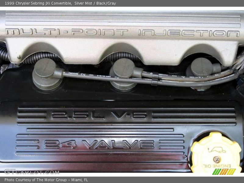 Silver Mist / Black/Gray 1999 Chrysler Sebring JXi Convertible