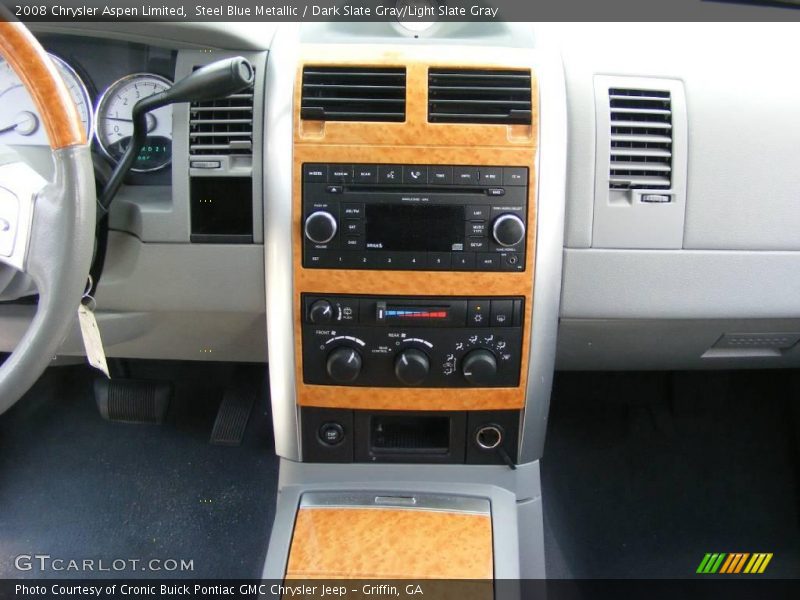 Steel Blue Metallic / Dark Slate Gray/Light Slate Gray 2008 Chrysler Aspen Limited