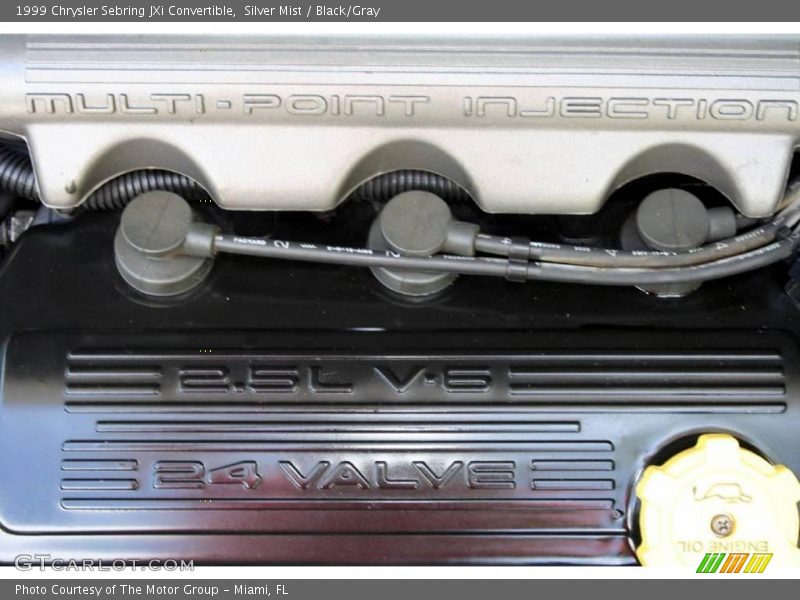Silver Mist / Black/Gray 1999 Chrysler Sebring JXi Convertible