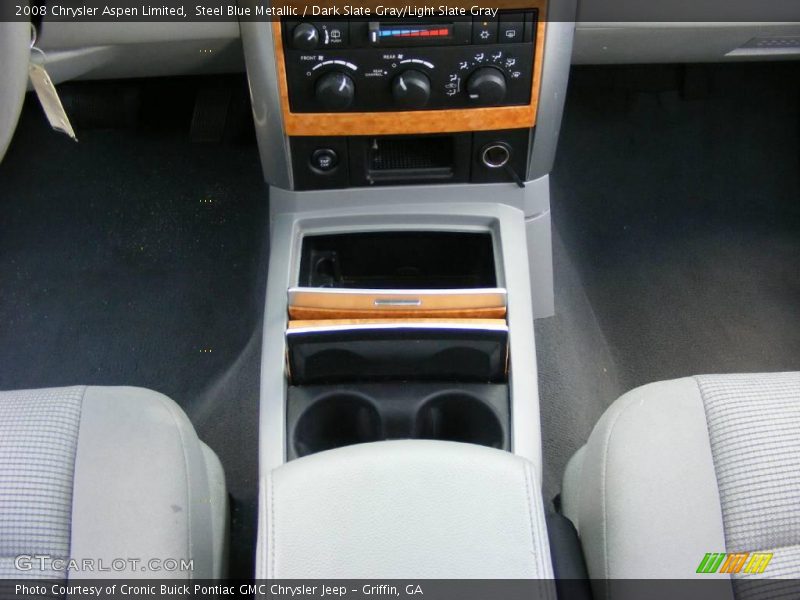 Steel Blue Metallic / Dark Slate Gray/Light Slate Gray 2008 Chrysler Aspen Limited