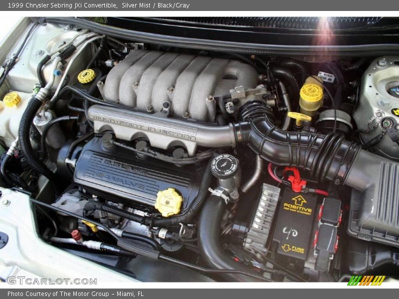 Silver Mist / Black/Gray 1999 Chrysler Sebring JXi Convertible