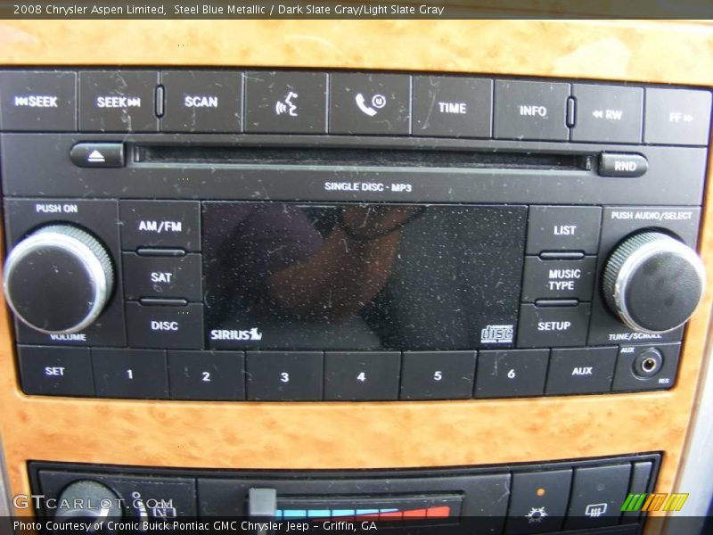 Steel Blue Metallic / Dark Slate Gray/Light Slate Gray 2008 Chrysler Aspen Limited