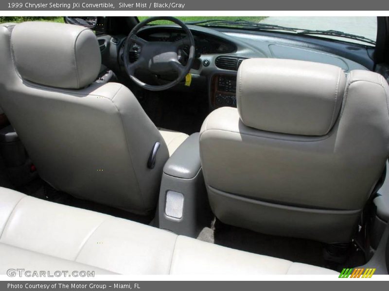 Silver Mist / Black/Gray 1999 Chrysler Sebring JXi Convertible