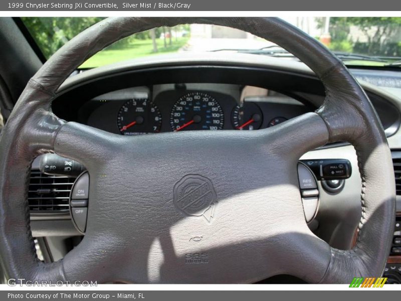 Silver Mist / Black/Gray 1999 Chrysler Sebring JXi Convertible
