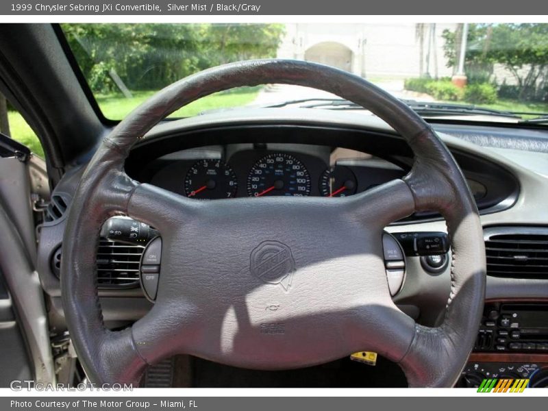 Silver Mist / Black/Gray 1999 Chrysler Sebring JXi Convertible
