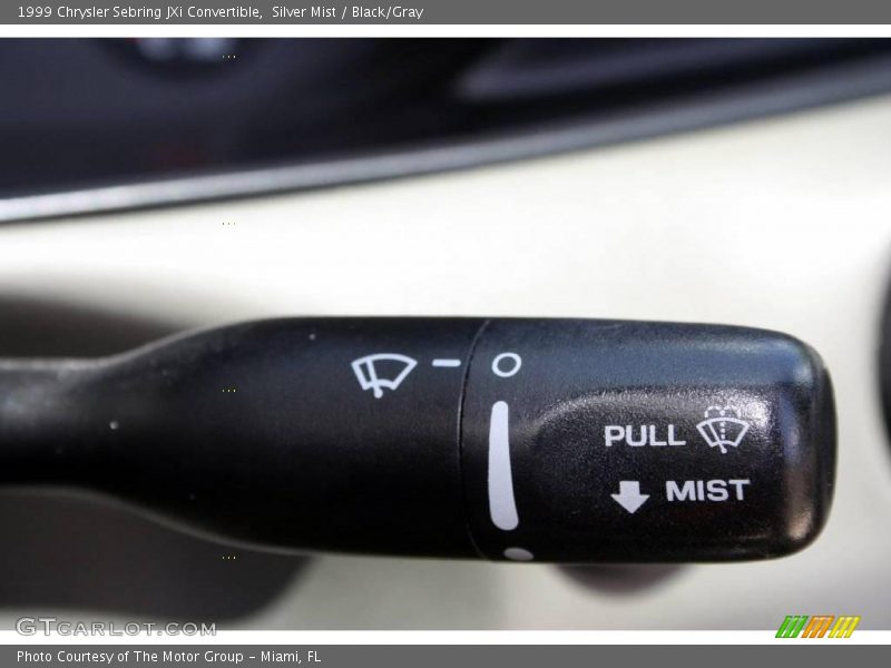 Silver Mist / Black/Gray 1999 Chrysler Sebring JXi Convertible