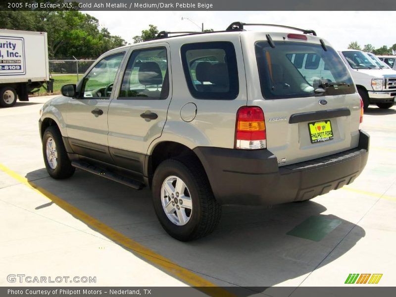 Gold Ash Metallic / Medium/Dark Pebble Beige 2005 Ford Escape XLS