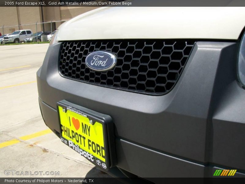 Gold Ash Metallic / Medium/Dark Pebble Beige 2005 Ford Escape XLS