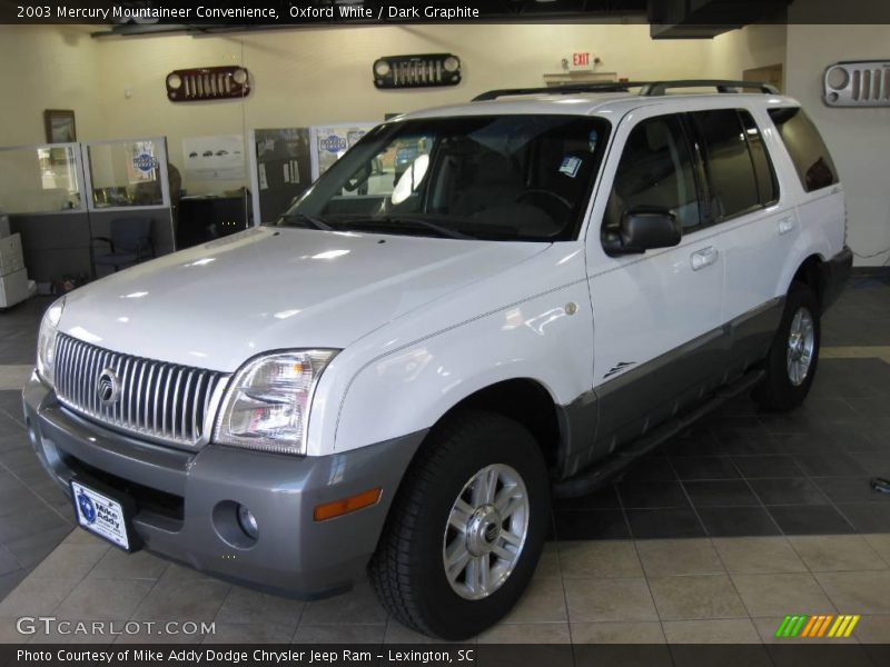 Oxford White / Dark Graphite 2003 Mercury Mountaineer Convenience