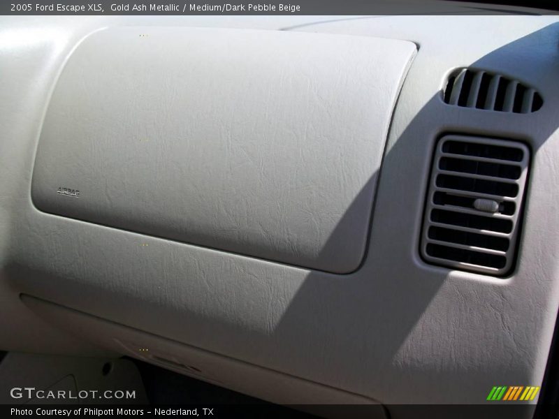Gold Ash Metallic / Medium/Dark Pebble Beige 2005 Ford Escape XLS