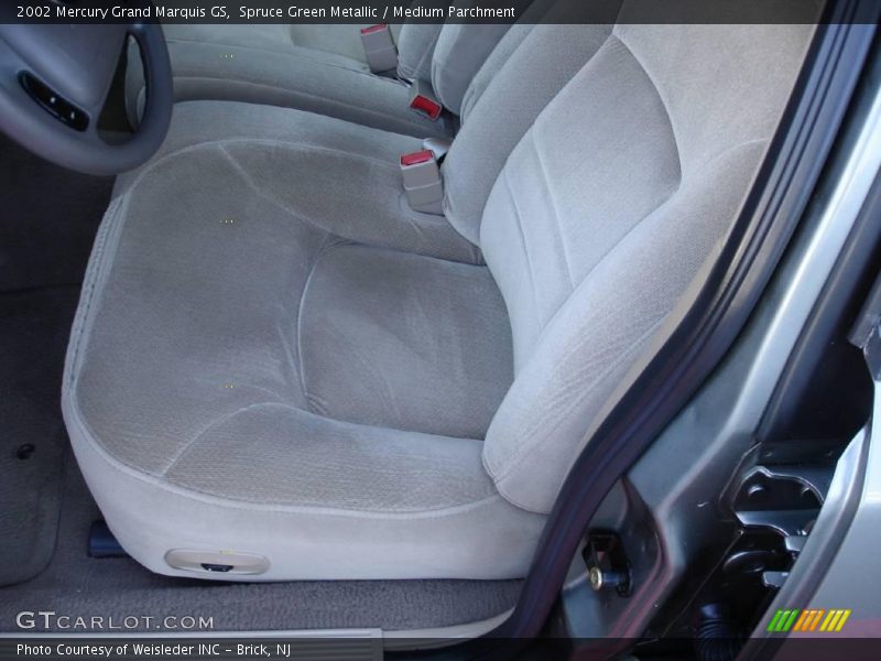 Spruce Green Metallic / Medium Parchment 2002 Mercury Grand Marquis GS