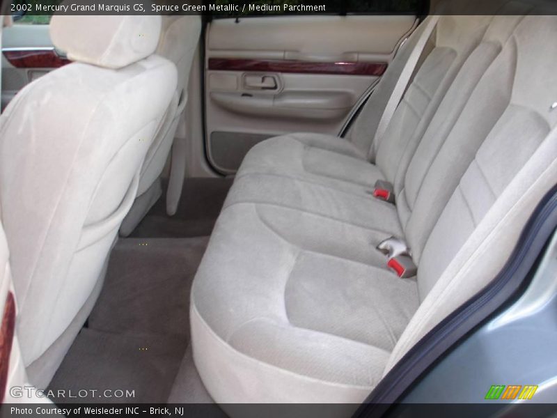 Spruce Green Metallic / Medium Parchment 2002 Mercury Grand Marquis GS