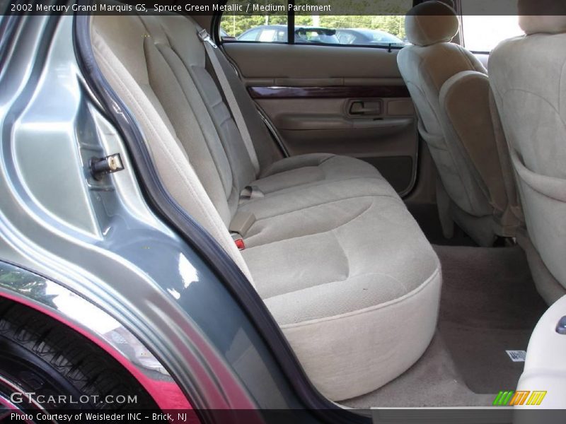 Spruce Green Metallic / Medium Parchment 2002 Mercury Grand Marquis GS