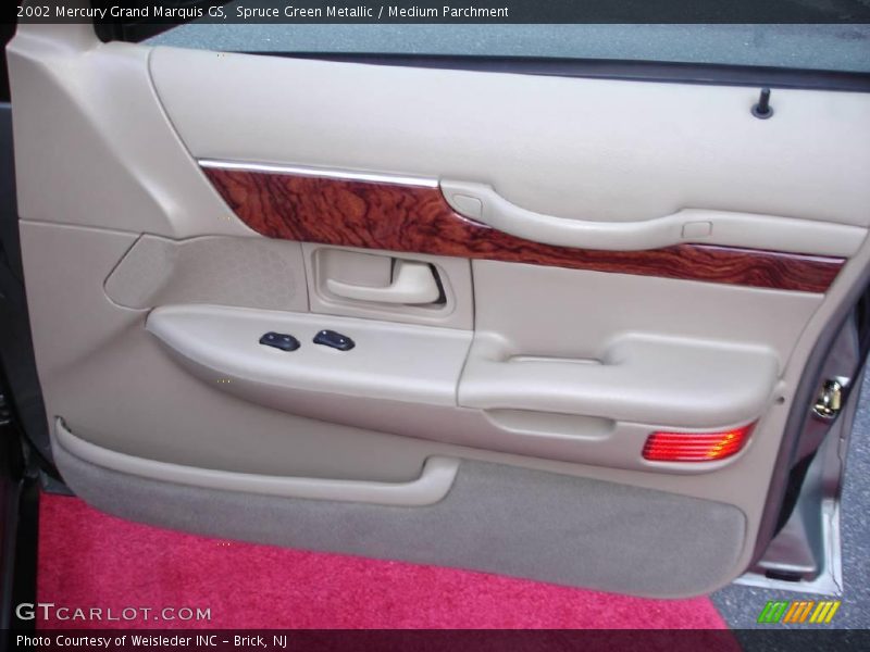 Spruce Green Metallic / Medium Parchment 2002 Mercury Grand Marquis GS