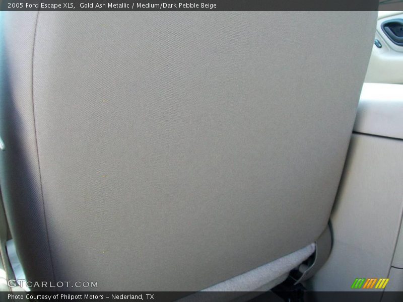 Gold Ash Metallic / Medium/Dark Pebble Beige 2005 Ford Escape XLS