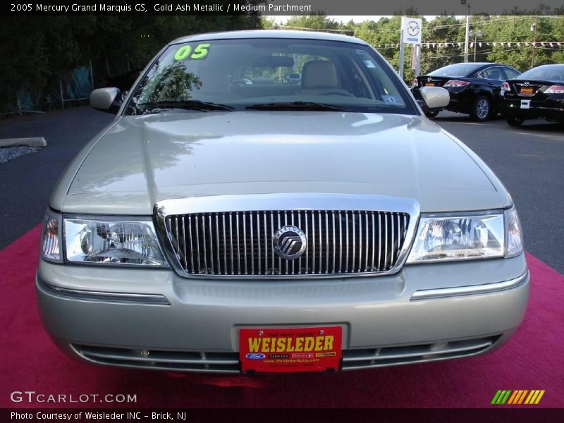 Gold Ash Metallic / Medium Parchment 2005 Mercury Grand Marquis GS