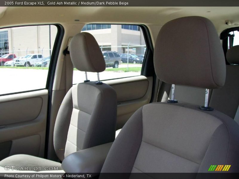 Gold Ash Metallic / Medium/Dark Pebble Beige 2005 Ford Escape XLS