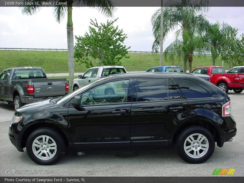 Black / Camel 2008 Ford Edge SE