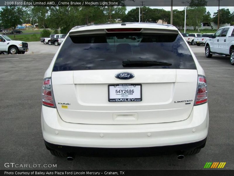 Creme Brulee / Medium Light Stone 2008 Ford Edge Limited AWD