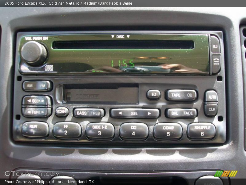 Gold Ash Metallic / Medium/Dark Pebble Beige 2005 Ford Escape XLS