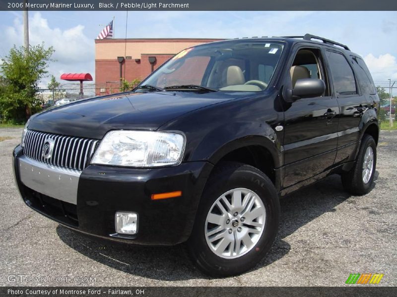 Black / Pebble/Light Parchment 2006 Mercury Mariner Luxury