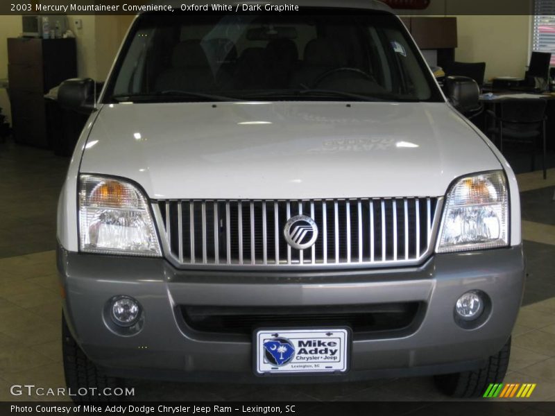 Oxford White / Dark Graphite 2003 Mercury Mountaineer Convenience