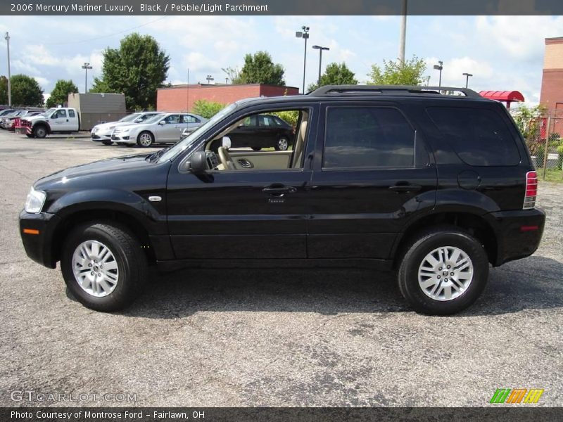 Black / Pebble/Light Parchment 2006 Mercury Mariner Luxury
