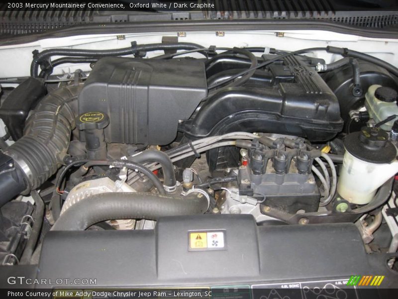 Oxford White / Dark Graphite 2003 Mercury Mountaineer Convenience