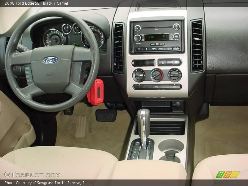 Black / Camel 2008 Ford Edge SE