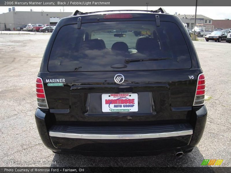 Black / Pebble/Light Parchment 2006 Mercury Mariner Luxury
