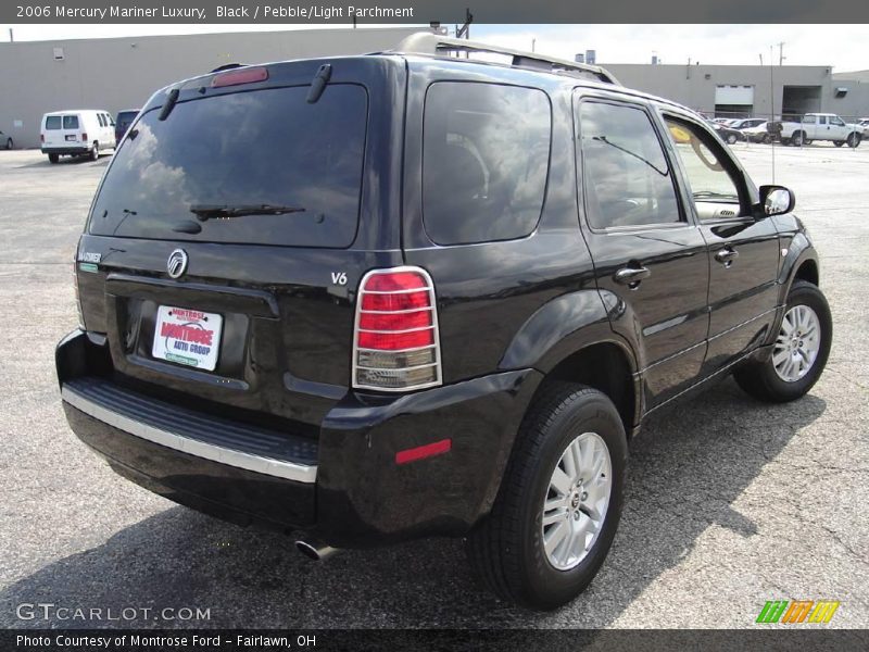 Black / Pebble/Light Parchment 2006 Mercury Mariner Luxury